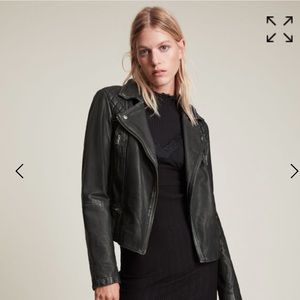ALLSAINTS CARGO LEATHER BIKER JACKET